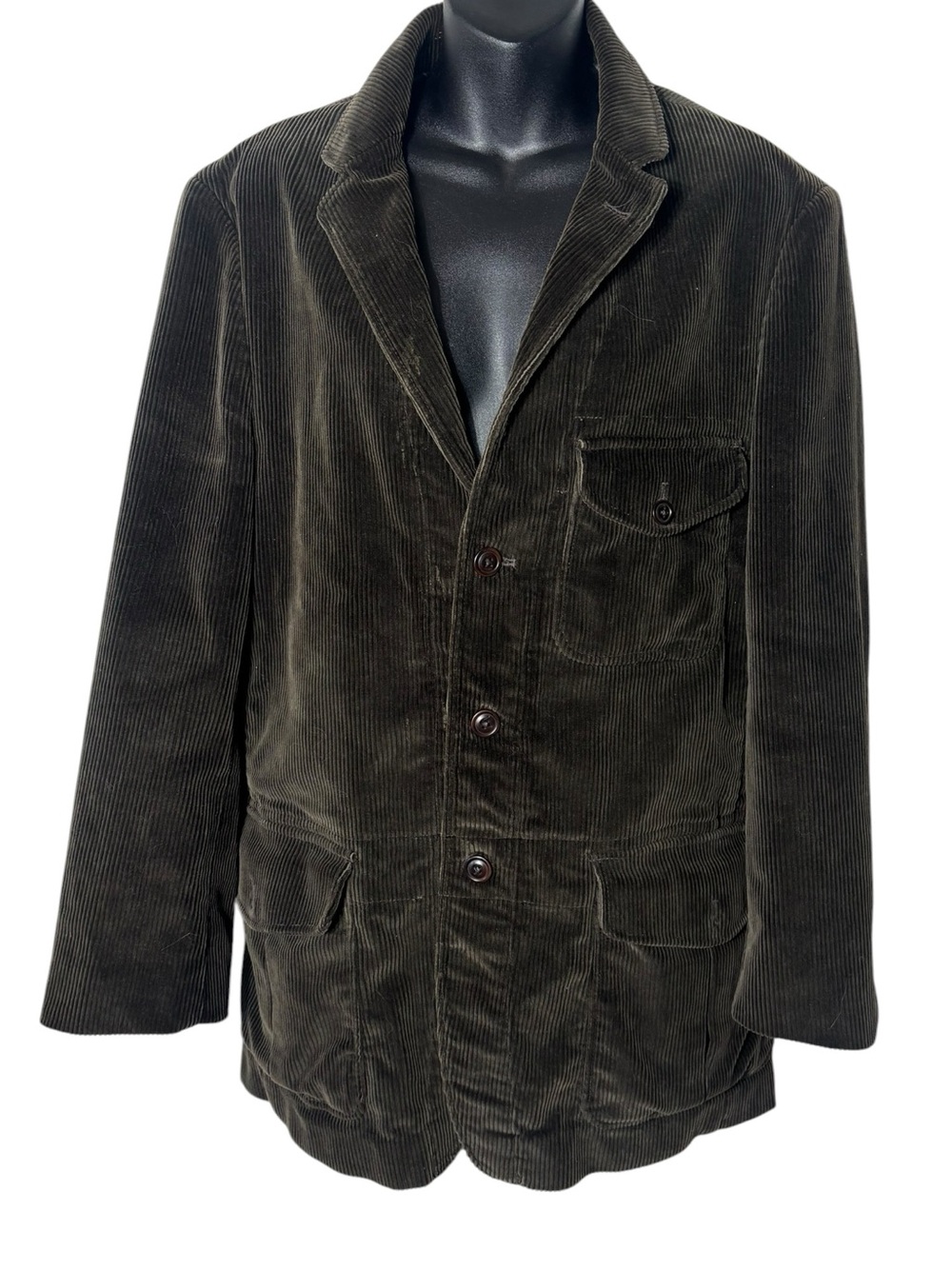 J crew Holmes style corduroy sport coat elbow patch blazer men’s‎ medium